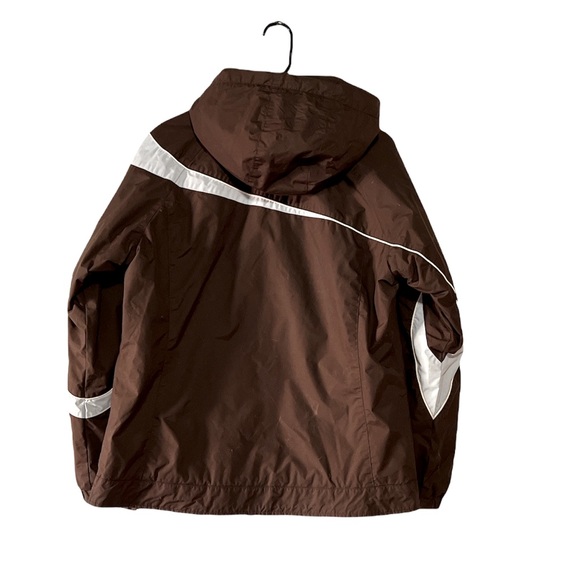 Columbia Womens Brown and light blue Swirl Coat Winter Jacket Size L - Picture 2 of 13